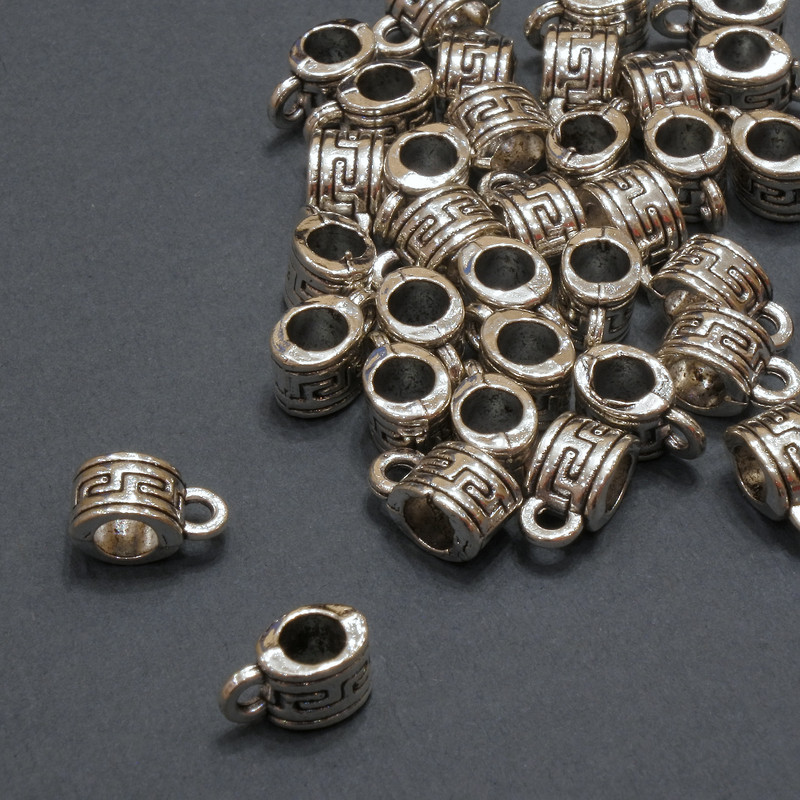 Bailový držák, průměr 5×5 mm, otvor 3,8 mm, balení 20 g ± 29 ks