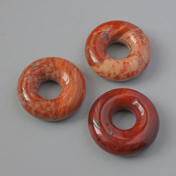 Pandora korálek z červeného jaspisu 15×5 mm