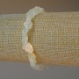 Náramek z horského křišťálu a akvamarínu, přírodní nezpracovaný kámen, brusované korálky, průměr 6×8 mm, délka 18 cm, elastický