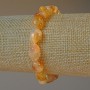 Náramek z přírodního citrínu, facetované korálky, průměr 9×11 mm, délka 18 cm, elastický