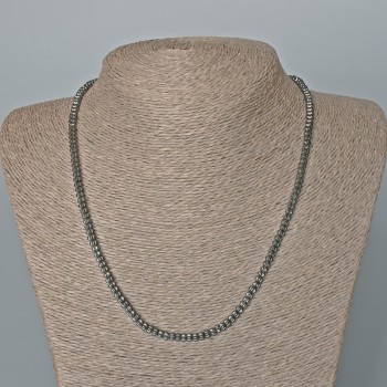 Náhrdelník z hematitu Květina, průměr 4×3 mm, délka 48 cm