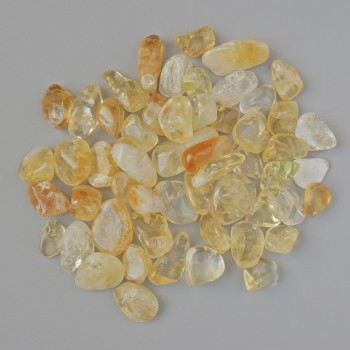 Citrín facetovaná korálka, průměr 18×11 mm (+/-) balení 100 g