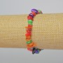 Náramek z perleti – směs odstínů, průměr 7×4 mm, délka 18 cm, elastický