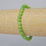 Náramek Onyx z umělého akrylu – hladká kulička, průměr 6,5 mm, délka 18 cm ± (elastický)