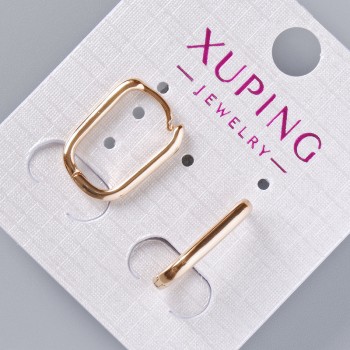 Náušnice Xuping, průměr 17×2,5 mm, pozlacení 18K