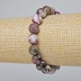 Náramek z turmalínu, přírodní kámen, hladká korálka, průměr 10 mm ±, délka 18 cm ± (elastický)