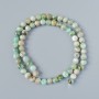 Korálky Chrysoprase (umělý akryl) – hladká kulička, průměr 6,5 mm, délka 40 cm, na niti