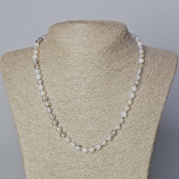 Náhrdelník Agát Dračí žíla, hladká kulička, průměr 6 mm, délka 45–48 cm