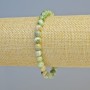 Náramek z umělého chryzoprasu, hladká kulička, průměr 6,5 mm ± (elastická šňůrka), délka 18 cm+