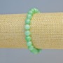 Náramek z amazonitu, přírodní kámen, hladká kulička, průměr 8 mm ± (elastický), délka 18 cm+