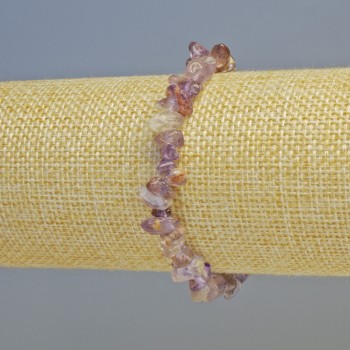 Náramek z ametritu, přírodní kámen, drobné částečky, průměr 7×3 mm +/- (elastická šňůrka), délka 18 cm+