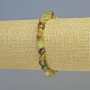 Náramek z grossuláru (zelený granát) – přírodní kámen, galetové korálky, průměr 7 mm ± (elastický), délka 18 cm+