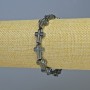 Náramek z hematitu „Kříž“, rozměry 10×14 mm a 5×4 mm, délka 18 cm ± (elastický)