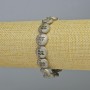 Náramek z hematitu, matně stříbrný, rozměr 12×4,5 mm, délka 18 cm ± (elastický)