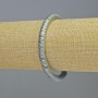 Náramek z hematitu duhově modrý matný, rondel, vlnitý, průměr 6×1 mm, délka 18 cm, elastický