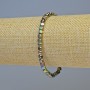 Náramek z hematitu – duhové kostky, matný a lesklý, průměr 4×4 mm, délka 18 cm, elastický