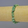 Náramek ze zeleného achátu, přírodní kámen, drobné fragmenty, průměr 5×2 mm a 8×4 mm, délka 18 cm, elastický