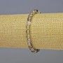 Náramek z achátu Drakova žíla, hladké kuličky, průměr 6 mm ±, délka 18 cm ±, elastický