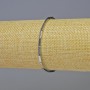 Náramek z hematitu obdélníkového tvaru – barva stříbrná, rozměry 8×2 mm, délka 18 cm, elastický