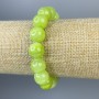 Náramek z onyxu – hladké korálky 12 mm, délka 18 cm, pružný