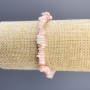 Náramek z růžového opálu – čipy, délka 18 cm
