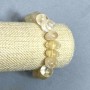 Náramek z citrínu – fazetované korálky, rozměr 13×10 mm, délka 18 cm, pružný