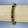 Náramek z tygřího oka – rondely, průměr 6×2 mm, délka 18 mm, elastický