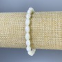Náramek z perleti „Zrna“, průměr 9×5 mm, délka 18 cm, elastický