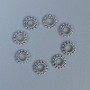 Korálková vložka – barva kovu stříbrná, průměr 8×2 mm, otvor cca 3,5 mm, balení 20 g (cca 61 ks)