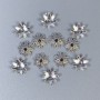 Korunka na korálek, barva kovu: stříbrná, rozměr 7 × 0,5 mm, otvor 1 mm, balení 70 ks