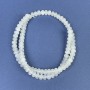 Намистини Гірський кришталь рондель 6х4мм+-на волосіні, довжина 38см+