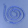 Korálky z lazuritu – čtvercový rondel 2,5×1 mm na niti, délka 39 cm+