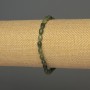 Náramek z jadeitu ve tvaru kapky, velikost 7×4 mm, délka 18 cm, elastický