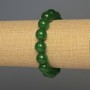 Náramek z hrizoprazu hladké korálky, průměr 12 mm, délka 18 cm, streč