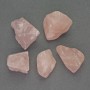 Přírodní růžový křemen – opracované samorodky bez otvoru 25–30 × 16–22 mm ± (za 100 g ±)
