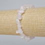 Náramek z horského křišťálu, drobné fragmenty, průměr 5–12×2–5 mm, délka 18 cm, elastický