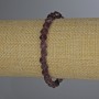 Náramek z broušeného turmalínu ve tvaru rombíků, průměr 6×5 mm, délka 18 cm, elastický