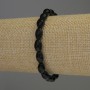 Náramek z achátu „Zrno“, průměr 10×6 mm, délka 18 cm, elastický