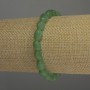 Náramek z nefritu s facettovanými korálkami, průměr 10×6 mm, délka 18 cm, pružný