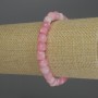 Náramek z turmalínu, broušené kubické korálky, průměr 7 mm, délka 18 cm, elastický