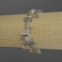 Náramek z labradoritu, drobky, průměr 14–20×5–7 mm, délka 18 cm, elastický