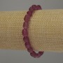 Náramek z turmalínu – facetované korálky, průměr 10×7 mm +/-, délka 18 cm, elastický