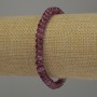 Náramek z turmalínu rondelů, průměr 6×4 mm, délka 18 cm, elastický