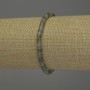 Náramek z labradoritu – rondelové korálky, průměr 4×2 mm, délka 18 cm, elastický