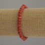 Náramek z korálu (umělý) rondel, průměr 6×4 mm, délka 18 cm, elastický