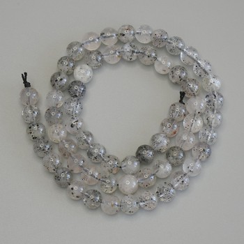 Korálky Herkimerův křemen hladké 6 mm +-, délka 39 cm