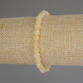 Náramek z broušeného citrínu kubík 5×5 mm