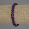 Náramek ze sugilitu, facetované kubíky, průměr 5×5 mm, délka 18 cm, elastický