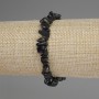 Náramek ze slunečního obsidiánu – drobné kousky 6–12×4–6 mm, délka 18 cm, elastický