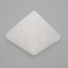 Pyramida – suvenýr z přírodního kamene bergkristalu, délka 38×38 mm, šířka 33 mm